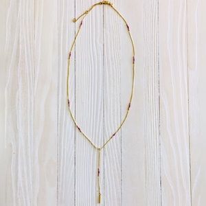 Beaded Lariat Necklace by Madewell